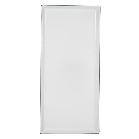 Talerz prostokątny Equinoxe biały 32x15 cm