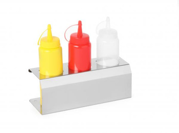 Ekspozytor do sosów Hendi, 3 otwory, poj. 3 x 0,70 l