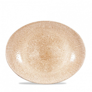 Talerz owalny 255 x 317 mm Raku Garnet Orange