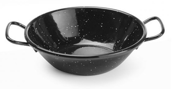 Patelnia do paelli głęboka, śr. 18,5 cm, stalowa emaliowana Hendi 622834
