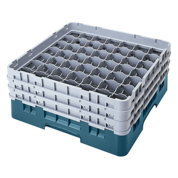 Kosz na szkło - śr. szkl. 6 cm, wys. 17,4 cm niebieski