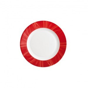 NATURA Talerz płytki czerwony 195 mm/6/24 szt.