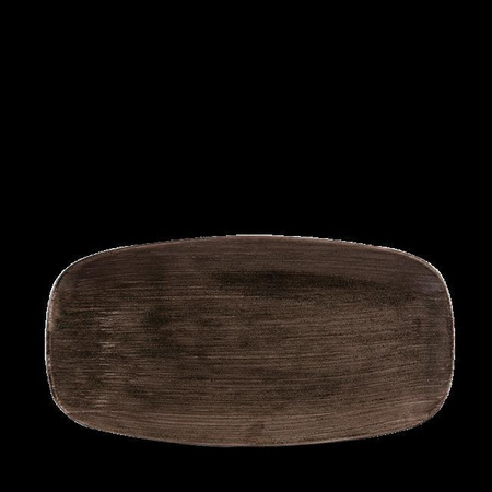 Talerz prostokątny Patina Iron Black  298 x 153 mm
