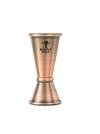 Miarka barmańska 20x40 ml antyczna miedź barup