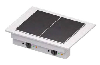 Płyta grzewcza ceramiczna 2xGN 1/1 830x620x270 mm