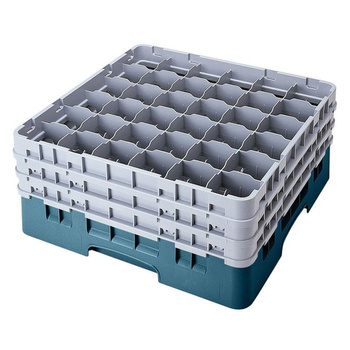 Kosz na szkło - śr. szkl. 7,2 cm, wys. 21,6 cm niebieski