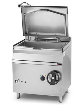 Patelnia uchylna gazowa | stal nierdzewna | 12 kW | 50 l | 800x700x900 mm | RQBS55.78G