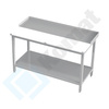 Stół przyścienny z deską z polietylenu i półką 1300x600 mm KST-012
