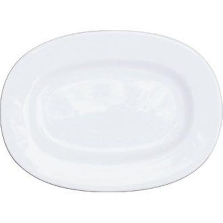 WHITE TALERZ OWALNY ŚR. 280 MM