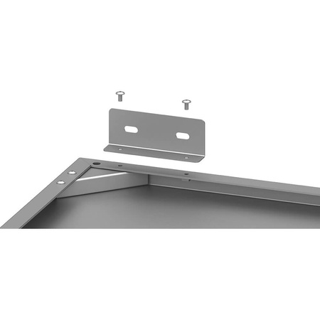 Okap przyścienny skrzyniowy skręcany z łapaczami, bez oświetlenia (króciec d=250mm) 1210x1000x400