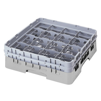 Kosz na szkło - śr. szklanki 10,9 wys. 21,6 cm szary