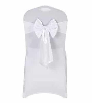 Kokarda elastyczna kolor biały