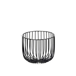 CATU kosz metalowy czarny, 18 x 18 x 15 cm