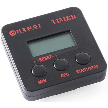 Minutnik, cyfrowy, czarny  Hendi 271155