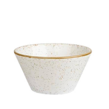 Miska konikalna 340 ml Stonecast Barley White Churchill