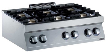 KUCHNIA GAZOWA 6 PALNIKOWA NASTAWNA 33 KW, 1200 MM