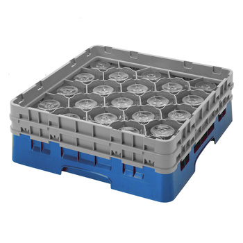 Kosz na szkło - śr. szk. 9,8  wys. 9 cm granatowy