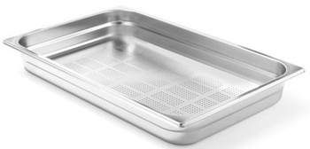 Pojemnik GN 1/1 65 perforowany, nierdzewny Hendi Profi Line 802236