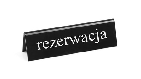 Tabliczka informacyjna, REZERWACJA, jęz. rosyjski, Hendi 663530