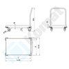Wózek transportowy KWT-401 800x600 mm