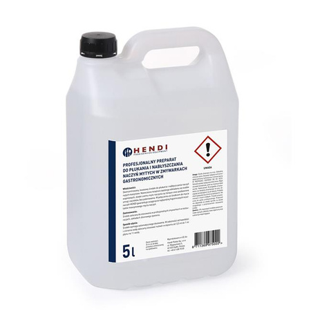 Płyn nabłyszczający do zmywarki gastronomicznej, Hendi, poj. 10 l