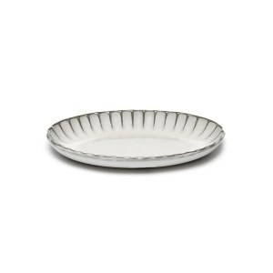 INKU WHITE Miska do serwowania owalna biała 220 x 154 x 27 mm/2 szt.