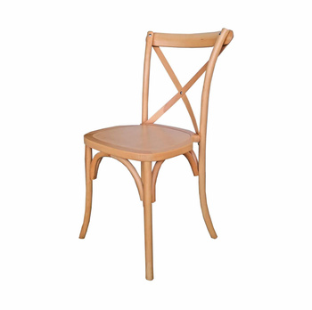 Krzesło rustykalne Boho drewniane - naturalny buk