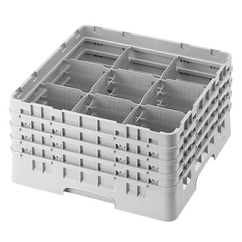 Kosz na szkło - śr. szklanki 14,8, wys. 30 cm szary