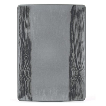 Talerz prostokątny 32x23 ARBORESCENCE szary