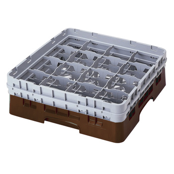 Kosz na szklanki max.śr10.9 cm, wys. 15.2 cm brązowy