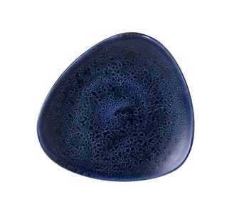 Talerz trójkątny 229 mm Stonecast Plume Ultramarine Churchill