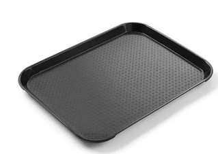 Taca kelnerska z polipropylenu, 35x45 cm, brązowa, Fast Food, Hendi 878842