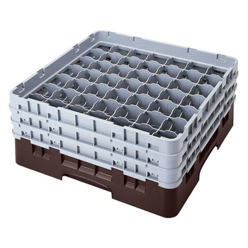 Kosz na szkło - śr. szkl. 6 cm, wys. 17,4 cm brązowy