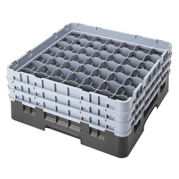 Kosz na szkło - szklanki max. śr. 6 cm, wys. 9 cm czarny