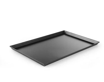 Blacha do pizzy prostokątna, stalowa, Hendi 808276