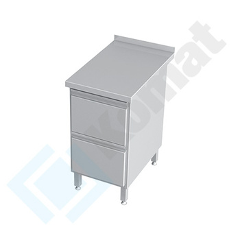 Stół przyścienny z szufladami 450x600 mm KST-024