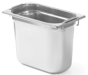 Pojemnik GN 1/4 z uchwytami, nierdzewny Hendi Profi Line 803608