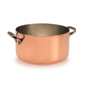 Garnek TINNED COPPER Ø28, 16 cm, 9 l, na indukcję