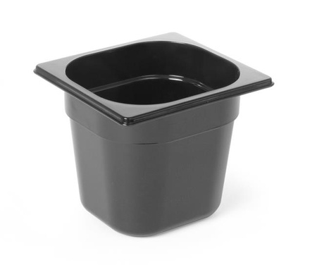 Pojemnik GN 1/6 100, poliwęglan czarny Hendi 862728