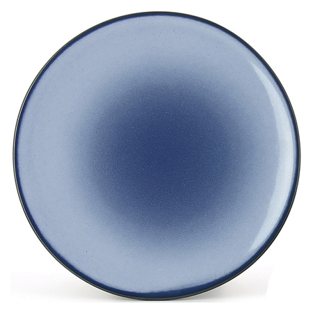 EQUINOXE Talerz płaski 31,5 cm, niebieski