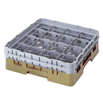 Kosz na szkło - szklanki max. śr.10.9 cm, wys. 9 cm beżowy