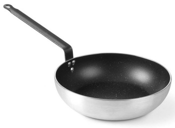 Patelnia wok, śr. 32 cm, aluminiowa z powłoką marmurową Hendi 627747