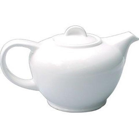 WHITE DZBANEK DO HERBATY POJ. 412 ML