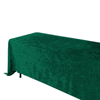 Obrus prostokątny aksamitny 280x160cm Velvet zielony