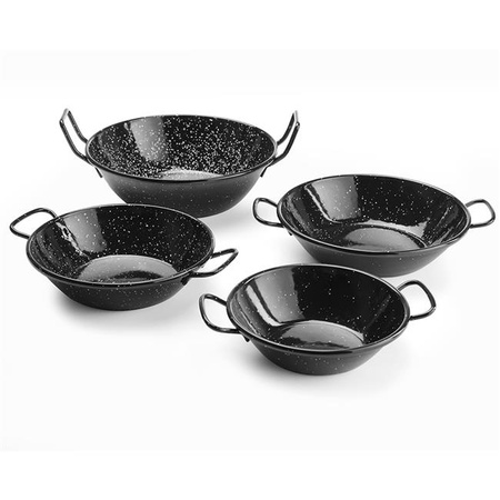 Patelnia do paelli głęboka, śr. 20,5 cm, stalowa emaliowana Hendi 622841