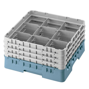 Kosz na szkło - śr. szklanki 14,8, wys. 30 cm niebieski