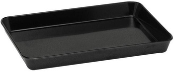 Pojemnik na mięso, 29x16x3,5 cm, melamina czarna Hendi 568101