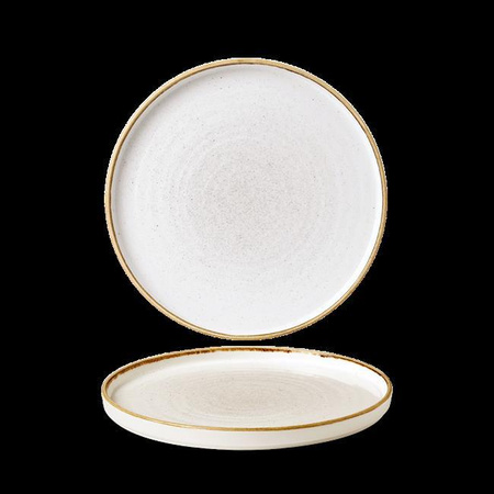Talerz płytki z rantem 210 mm Stonecast Barley White Churchill