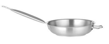 Patelnia ze stali nierdzewnej z rączką 10 L Chef de cuisine