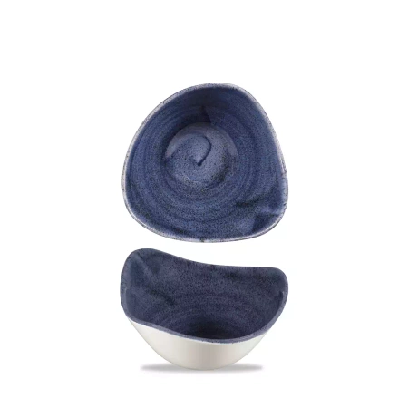 STONECAST PATINA COBALT BLUE MISKA TRÓJKĄTNA COUPE POJ. 260 ML